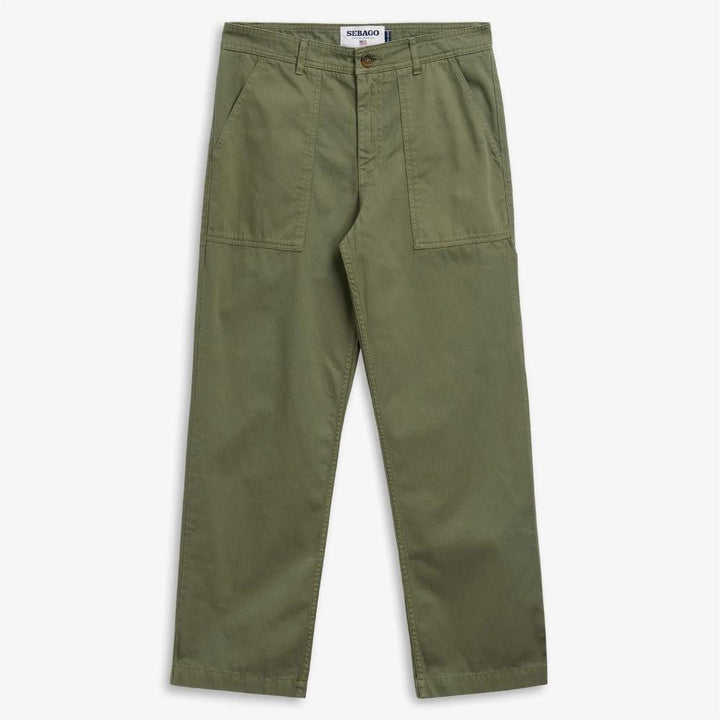 Sebago Milton Herringbone Green Lichen Uomo