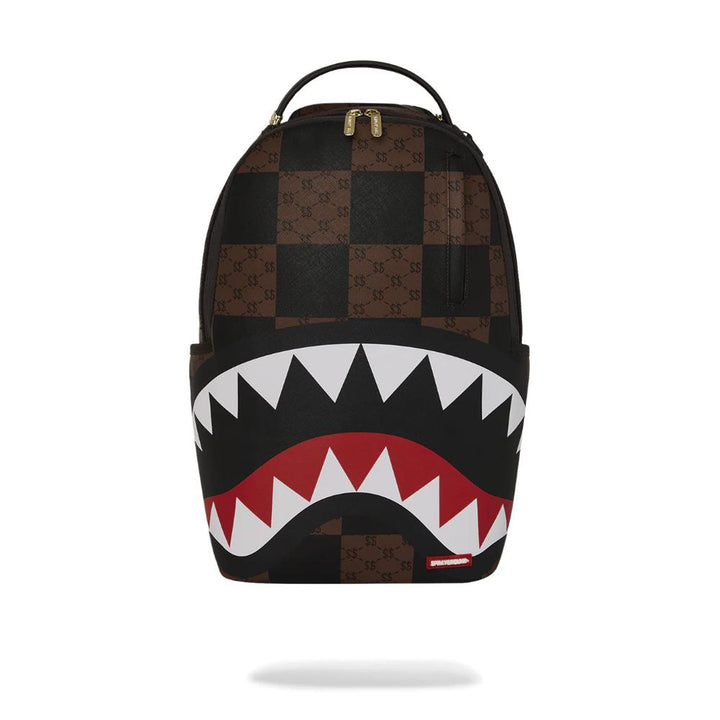 Sprayground Zaino Enlarged Check Paris Brown Black