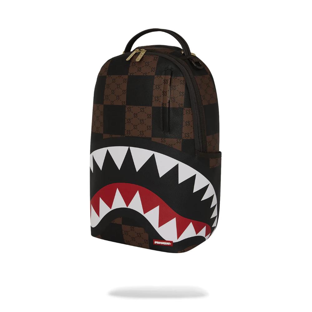 Sprayground Zaino Enlarged Check Paris Brown Black