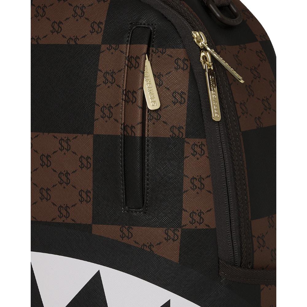 Sprayground Zaino Enlarged Check Paris Brown Black