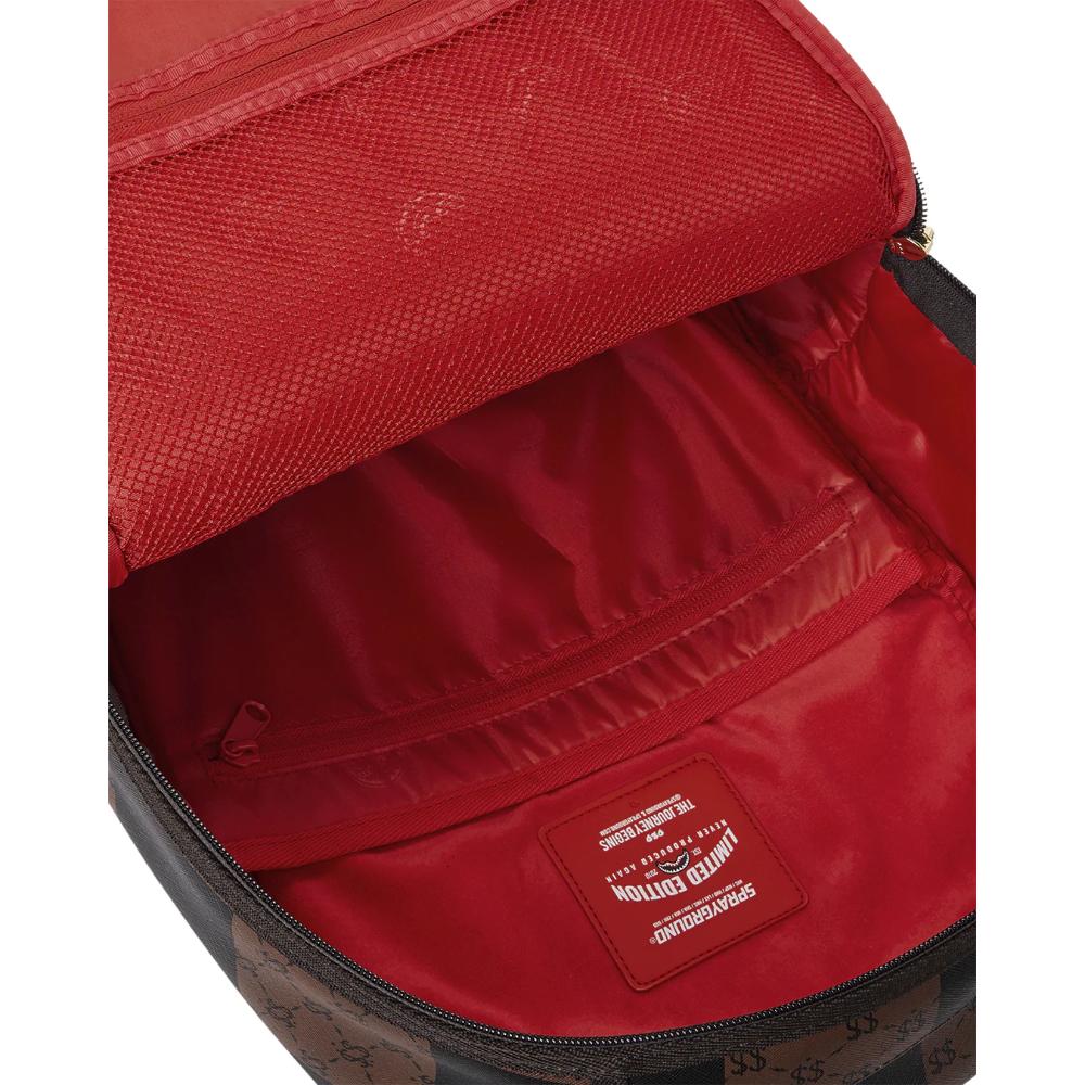 Sprayground Zaino Enlarged Check Paris Brown Black