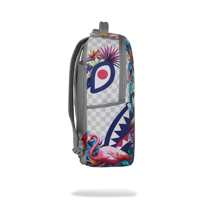 Sprayground Zaino Cream Flowering Jungle Shark Backpack