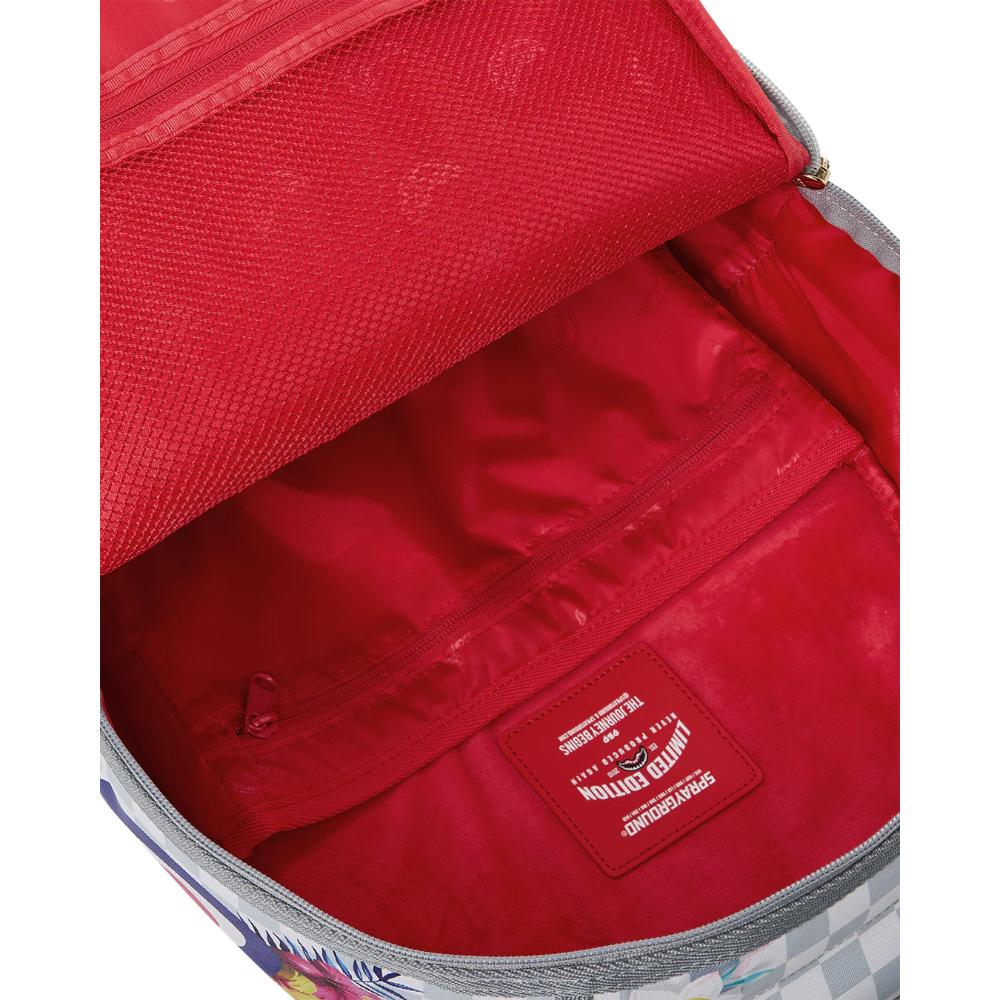Sprayground Zaino Cream Flowering Jungle Shark Backpack