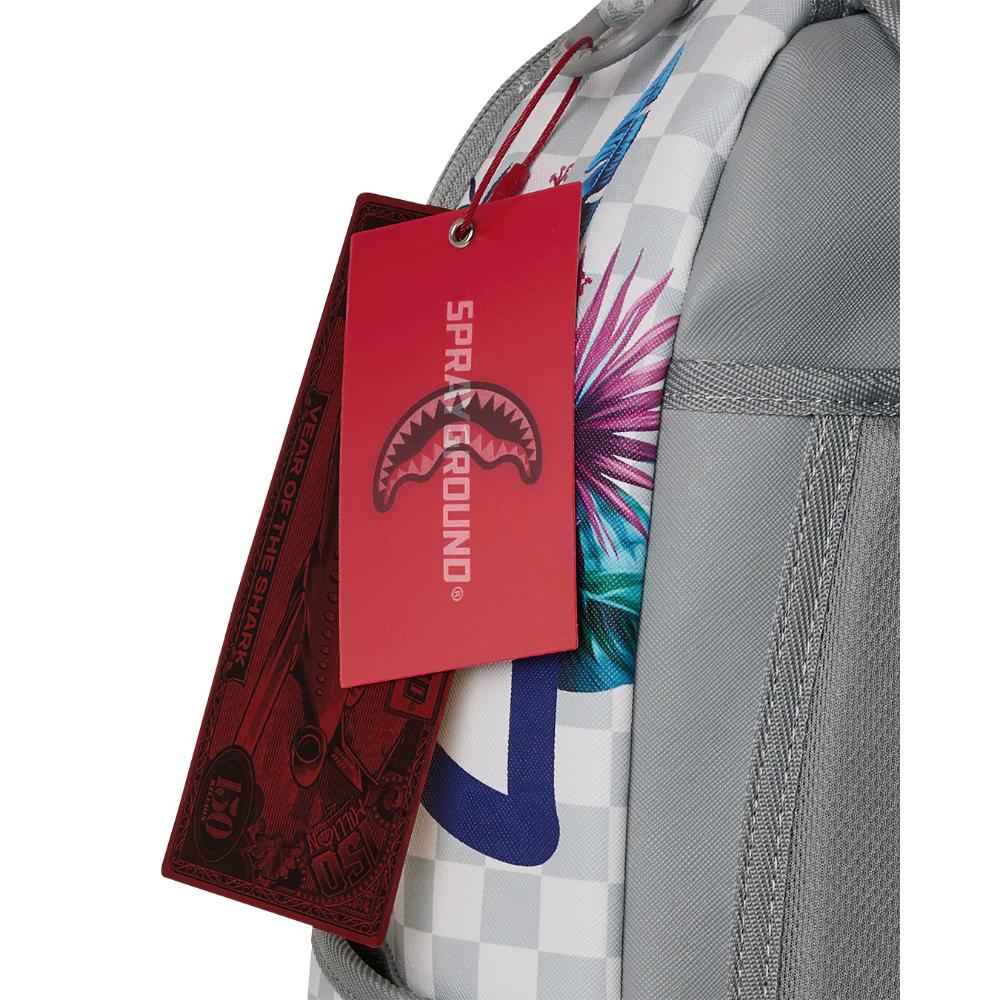 Sprayground Zaino Cream Flowering Jungle Shark Backpack
