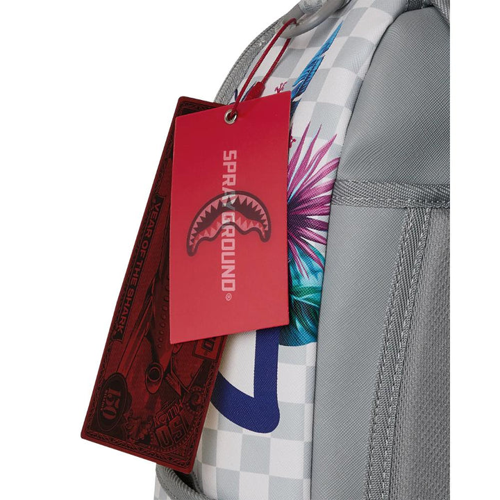 Sprayground Zaino Cream Flowering Jungle Shark Backpack