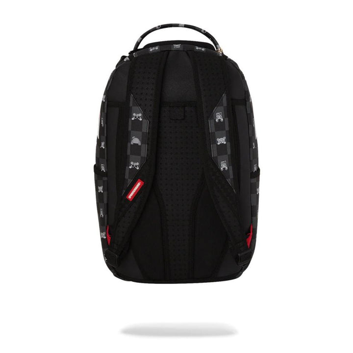 Sprayground Zaino Peeking Character Check Gray