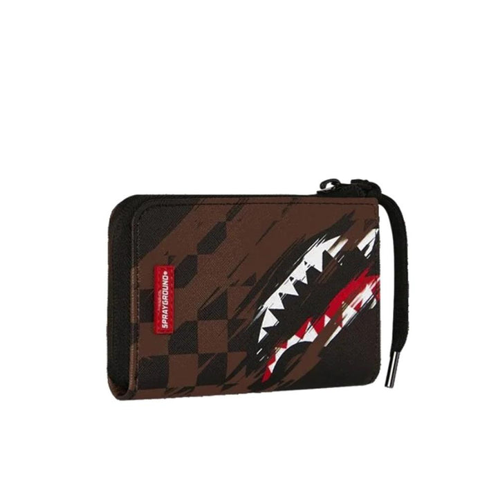 Sprayground Portafoglio Smeared Grunge Brown Black