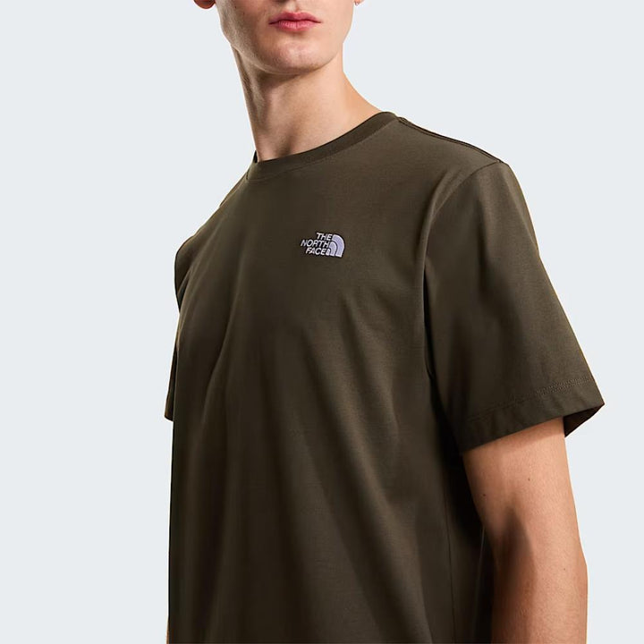 T-shirt Evolution Simple Dome Regular New Taupe Green Uomo