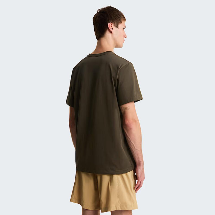 T-shirt Evolution Simple Dome Regular New Taupe Green Uomo