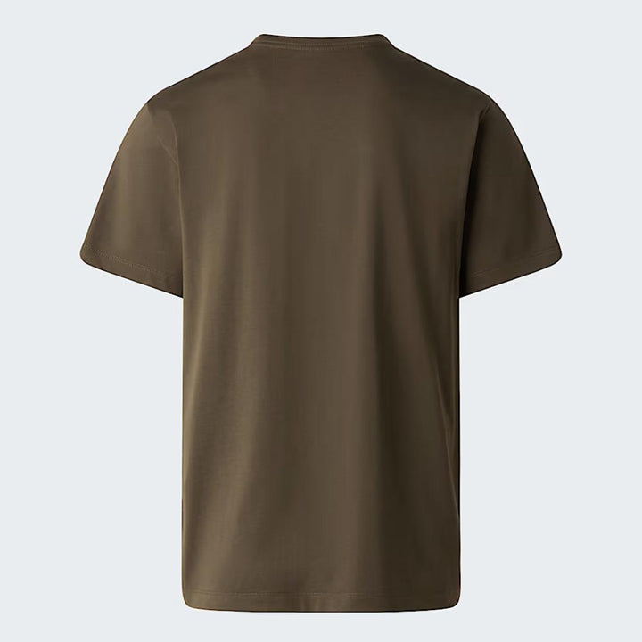 T-shirt Evolution Simple Dome Regular New Taupe Green Uomo