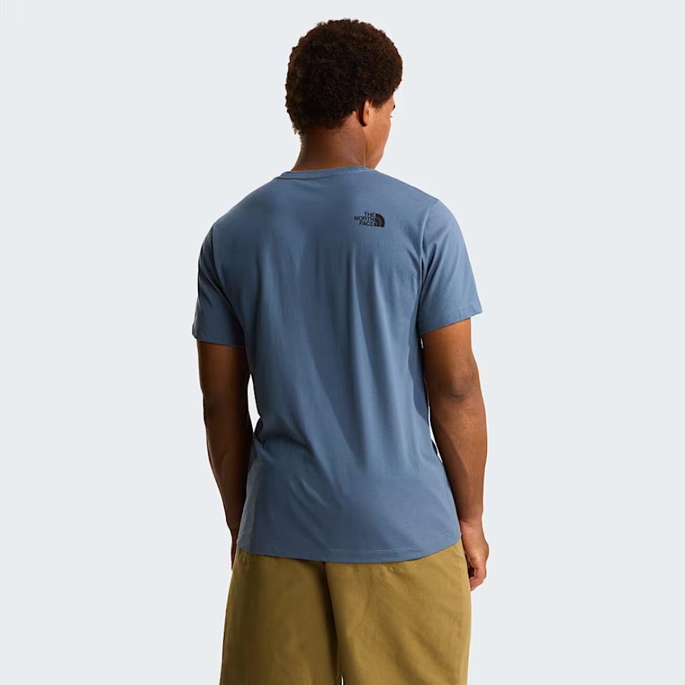 The North Face T-shirt Evolution Box Half Dome Regular Granite Grey Uomo