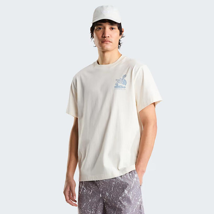 The North Face T-shirt Stones Relaxed Graphic White Dune