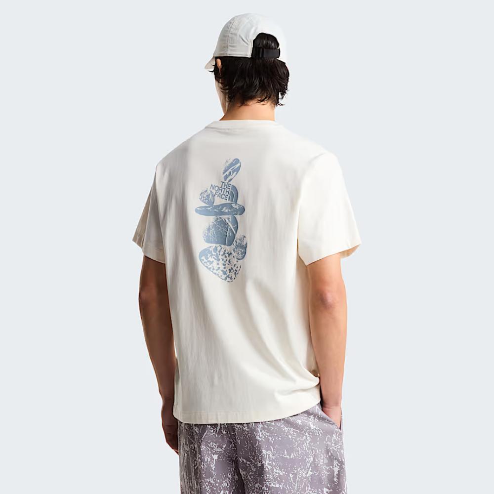 The North Face T-shirt Stones Relaxed Graphic White Dune