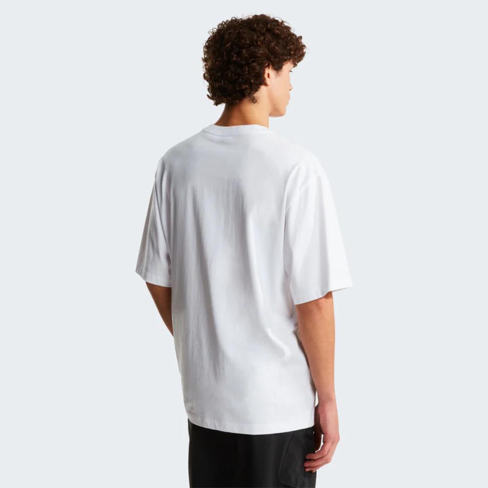 The North Face T-shirt Oversize Liquid Logo White Uomo