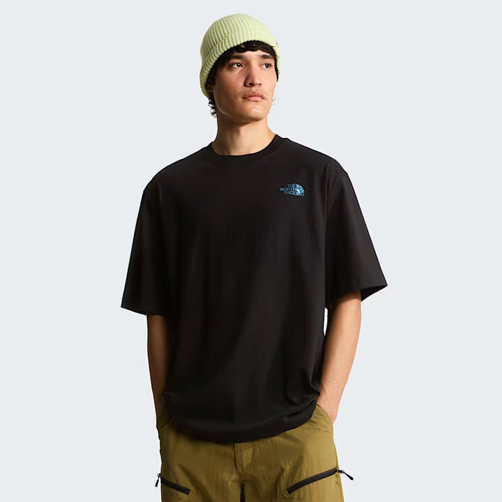The North Face T-shirt Liquid NSE Box Oversized Graphic Black Uomo