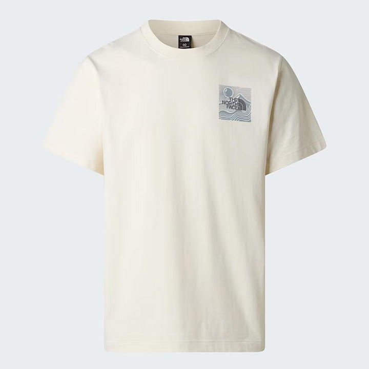 The North Face T-shirt Mountain Escape Relaxed Graphic White Dune
