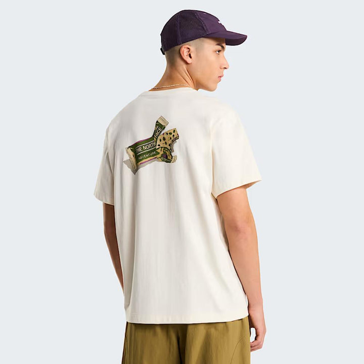 The North Face T-Shirt Snack Relaxed Graphic White Dune Unisex