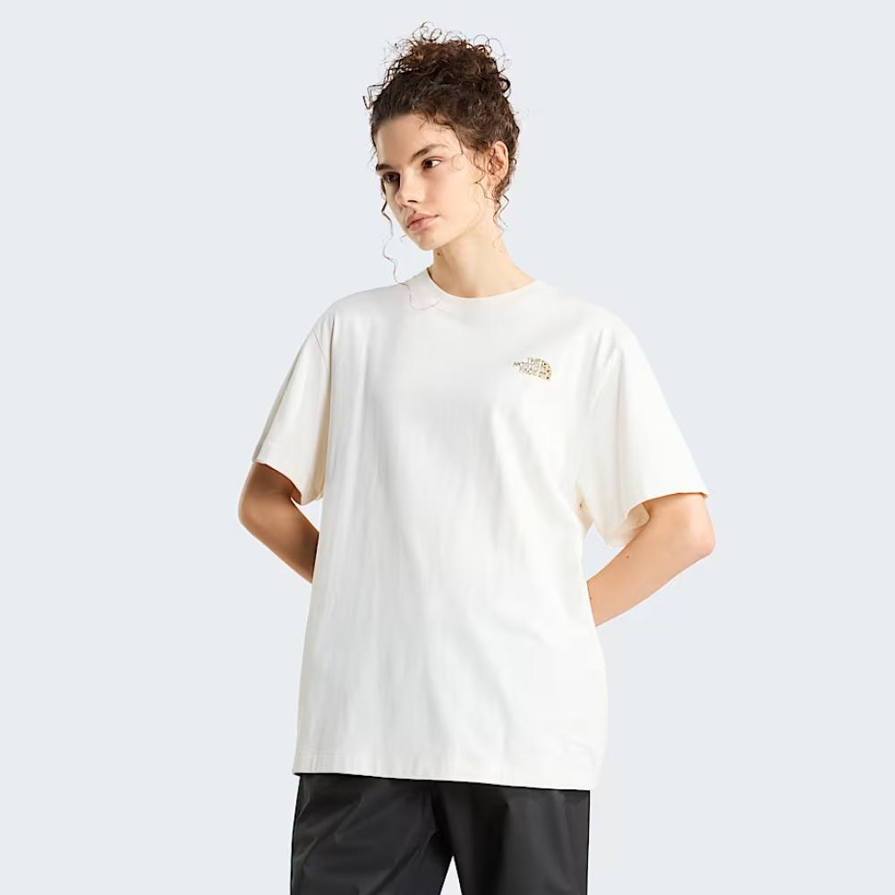 The North Face T-Shirt Snack Relaxed Graphic White Dune Unisex
