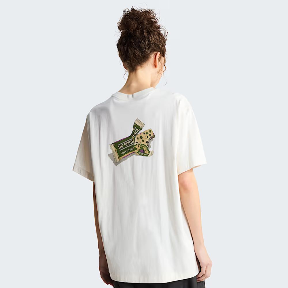 The North Face T-Shirt Snack Relaxed Graphic White Dune Unisex