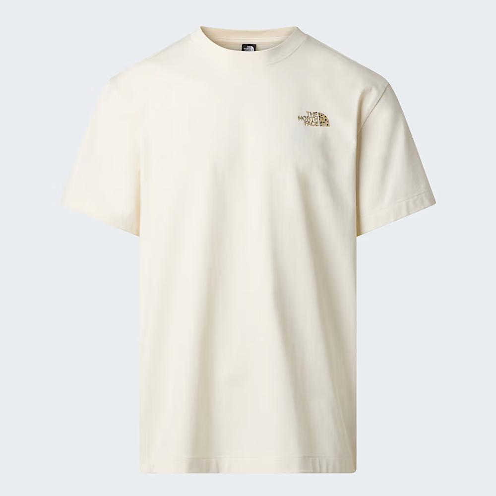 The North Face T-Shirt Snack Relaxed Graphic White Dune Unisex