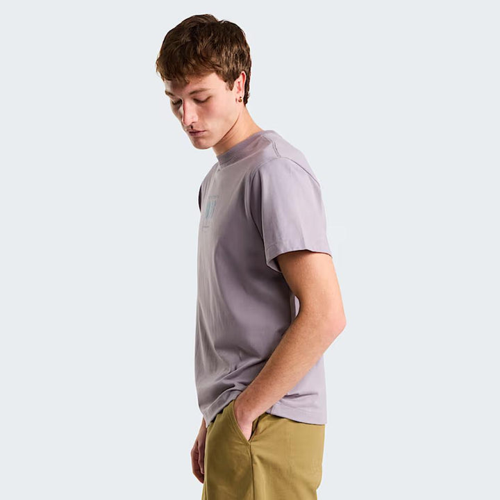 The North Face T-shirt Track Relaxed Graphic Transcendent Grey Uomo