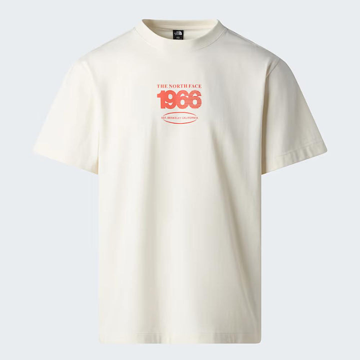 The North Face T-shirt Track Relaxed Graphic White Dune Uomo