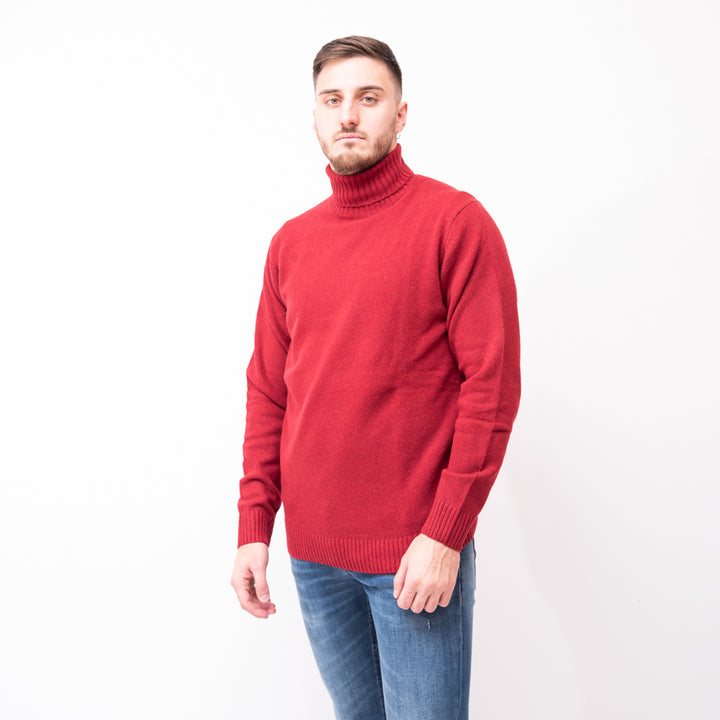 MAGLIONE 5.150 CICLISTA LAMBSWOOL CHERRY