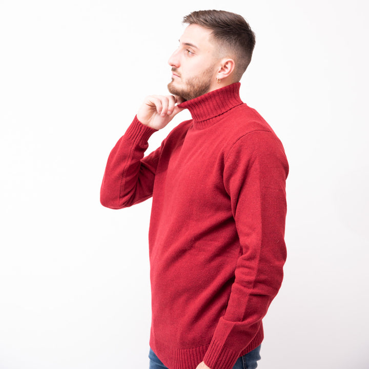 MAGLIONE 5.150 CICLISTA LAMBSWOOL CHERRY