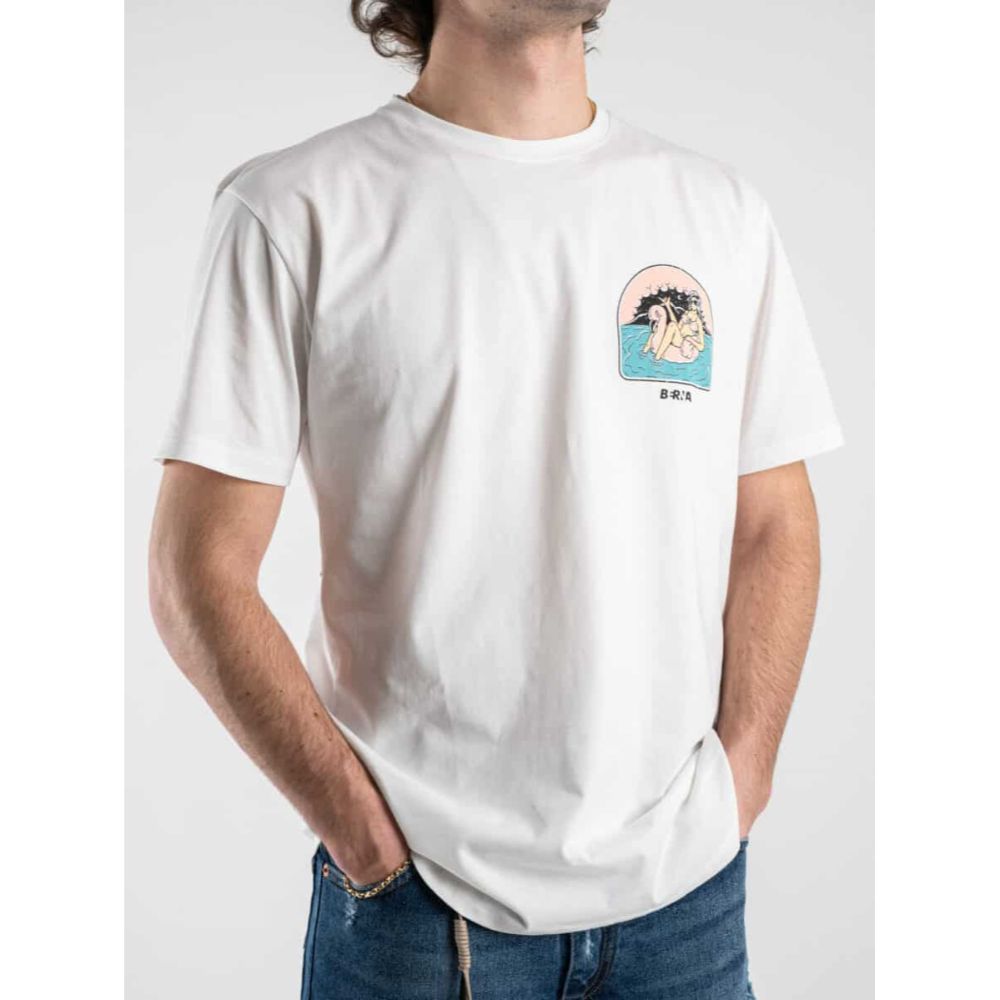 Berna T-Shirt Stampa Bianca